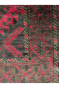 Maroon Black Afghan Handmade Runner Rug For Corridor