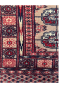 Salmon Pink Bokhara Handknotted Afghani Carpet