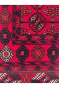 Dual Layer Afghan Bokhara Handknotted Rug