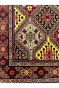 Yellow Caucasian Afghan Handmade Carpet