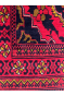 Triple Medallion Afghan Handmade Runner Carpet
