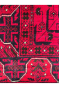 Rouge Cherry Afghan Baluch Handmade carpet