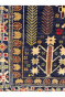 Tabriz Blue Handknotted Afghani Rug