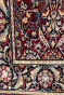 All over Nain Tabriz Maroon Handknotted Rug