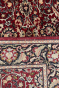 All over Nain Tabriz Maroon Handknotted Rug