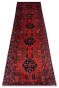 Paanch Medallion Handknotted Area Afghani Runner