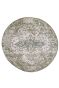Olive Sintra Round Area Handknotted Rug