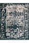 Black Self Design Beauty Handmade Rug