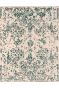 Olive Green Self Design Beauty Handmade Rug