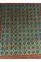Turquoise Blue Afghan Bokhara Handmade Carpet 