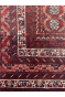 Dual Panel Afghan Bokhara Brown Handmade Carpet