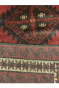 Triple Medallion Afghan Caucasian Handknotted Carpet