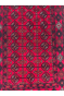 Dual Layer Afghan Bokhara Handknotted Rug