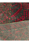 Maroon Black Afghan Handmade Runner Rug For Corridor