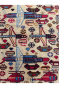 Make Love Not War Afghan Handmade Rug 