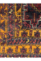 Auburn Maroon Double Layered Afghani Handmade Carpet