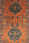 Paanch Medallion Handknotted Area Afghani Runner