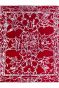 Red Cornered Transitional Handmade Rug