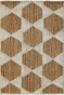 Multiple Hexagon Pattern Jute Handmade Carpet