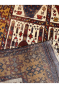 Egyptian Boxes Afghani Handmade Multi-color Carpet