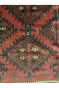 Triple Medallion Afghan Caucasian Handknotted Carpet