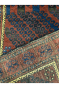 Triple Decker Black Afghani Handmade Carpet