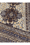 Four Motif Original Brown Afghani Hand Knotted Carpet