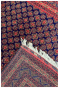 Blue Afghan Mori Bukhara Handmade Carpet