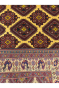 Diamond Cream All Over Pattern Afghan Carpet