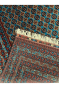 Turquoise Blue Afghan Bokhara Handmade Carpet 