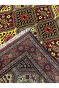Yellow Caucasian Afghan Handmade Carpet