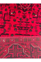 Rouge Cherry Afghan Baluch Handmade carpet