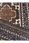 Triple Motif Brown Afghani Handmade Carpet