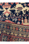 Fine Caucasian Design Blue Handknotted Afghani Rug