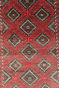 Rust Diamond Bokhara Design Uzbeki Handmade Rug