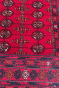 Afghani Bokhara Cherry Pattern Handmade Area Rug