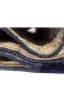 Gold Kashan Panel Handknotted Rug
