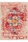 Abstract Transitional Red Tonal Handmade Rug