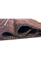 Dark Brown Self Embossed Afghan Handmade Carpet