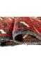 Rust Diamond Bokhara Design Uzbeki Handmade Rug