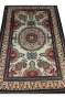 Pistachio Medallion Handmade Wool Area Rug