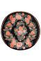 Victorian Floral Round Wool Handmade Contemporary Rug