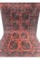 Vintage Elephant Foot Afghani Handknotted Carpet