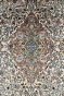 Kashmir Wool Kashan Ivory Handknotted Rug