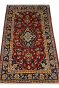 Laal Kashan Medallion Deux Handknotted Rug