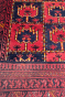 Check Box Pattern Afghani Handknotted Runner Area Rug