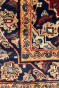 Laal Kashan Medallion Deux Handknotted Rug