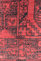 Vintage Elephant Foot Afghani Handknotted Carpet