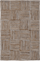 Odd Shaped Squared Jute Handmade Carpet