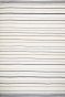 Soft Striped Ivory Handknotted Outdoor Rug